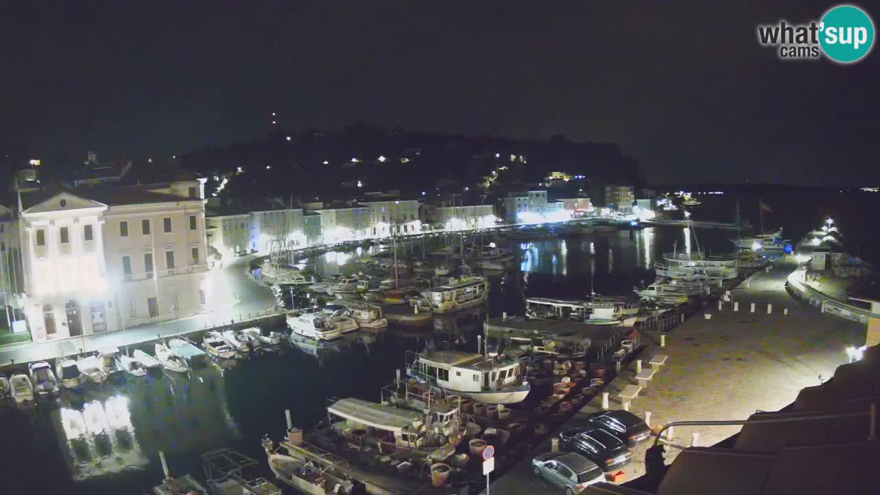 Live webcam da Pirano “Mandrač” – Splendida vista live da Villa Piranesi