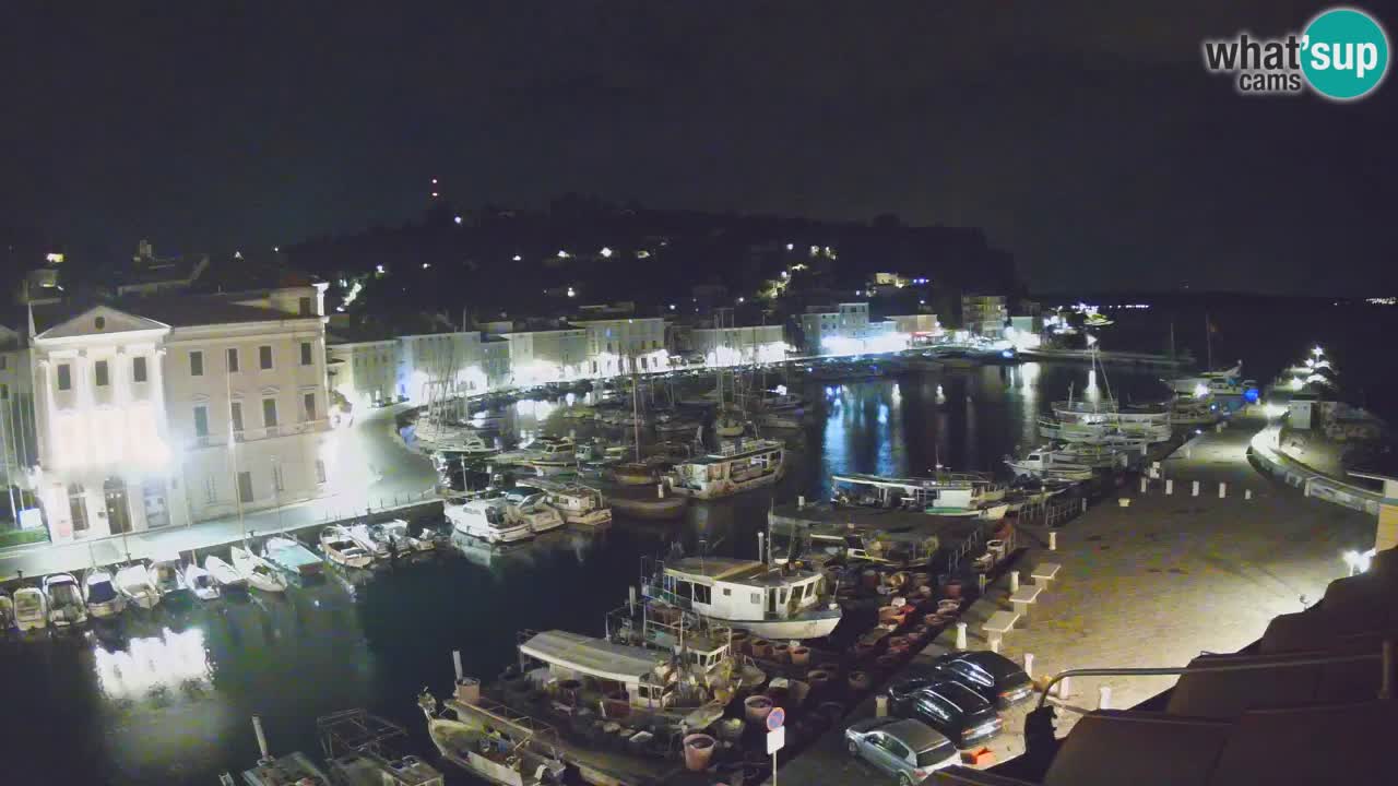 Live webcam da Pirano “Mandrač” – Splendida vista live da Villa Piranesi