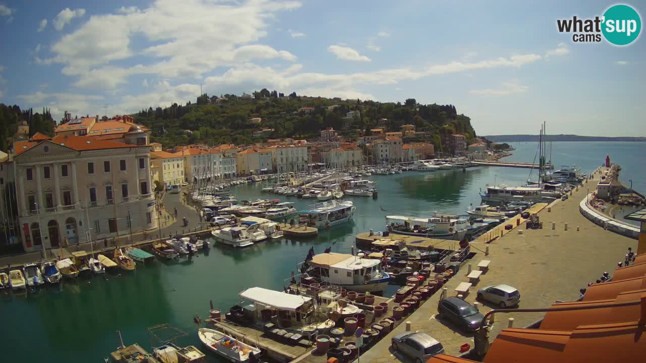 Live webcam from Piran “Mandrač” – Amazing live view from Villa Piranesi