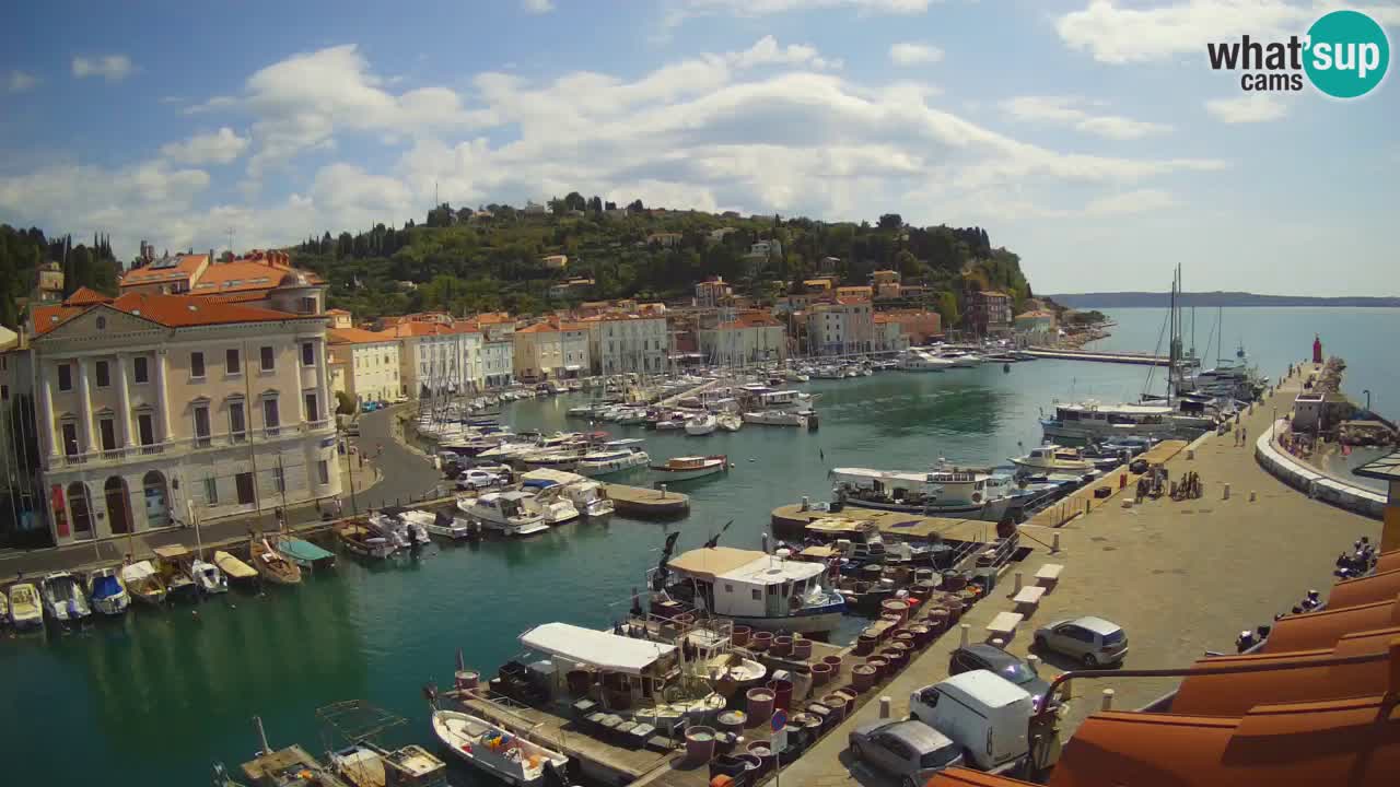 Live webcam from Piran “Mandrač” – Amazing live view from Villa Piranesi