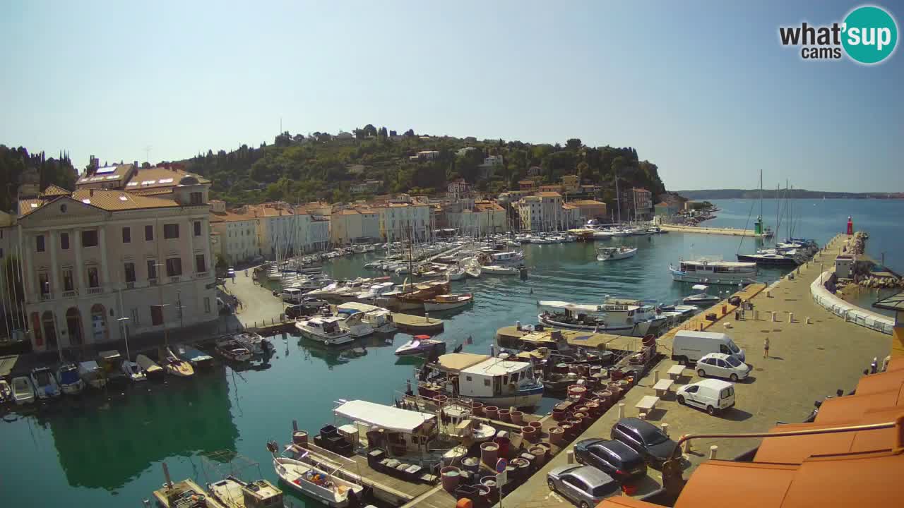 Cámara web en vivo desde Piran “Mandrač” – Increíble vista en vivo desde Villa Piranesi