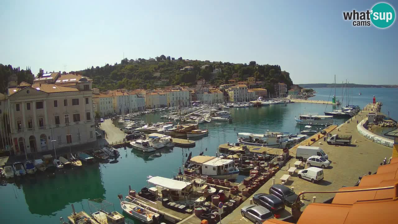 Cámara web en vivo desde Piran “Mandrač” – Increíble vista en vivo desde Villa Piranesi