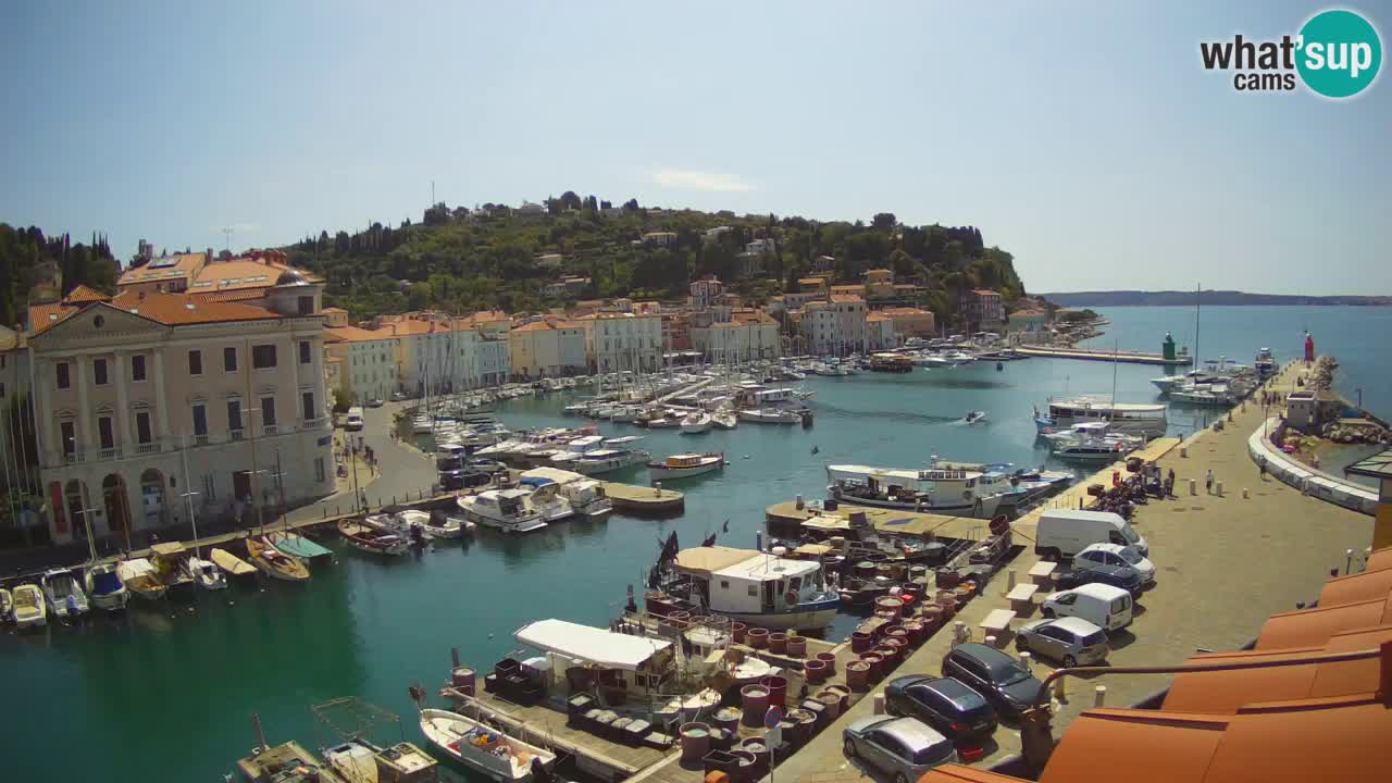 Cámara web en vivo desde Piran “Mandrač” – Increíble vista en vivo desde Villa Piranesi