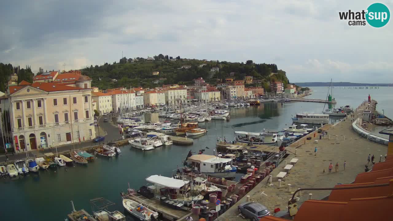 Live-Webcam aus Piran “Mandrač” – Erstaunliche Live-Ansicht von Villa Piranesi