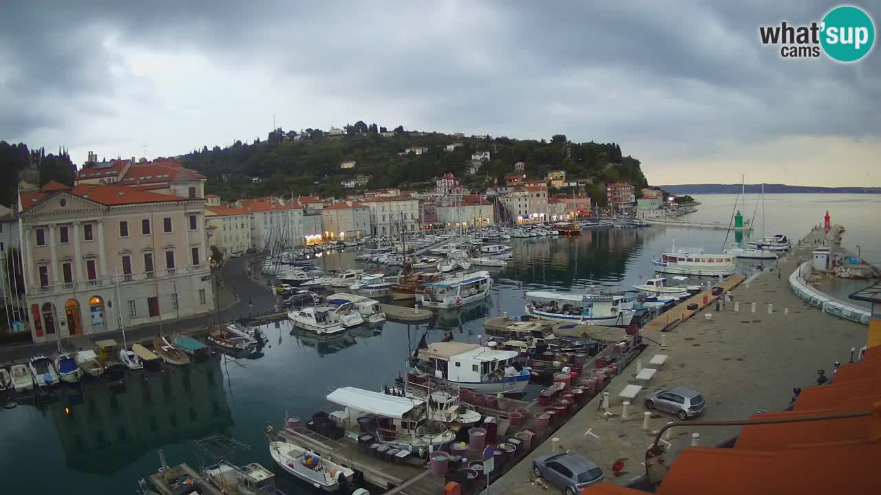 Live webcam from Piran “Mandrač” – Amazing live view from Villa Piranesi