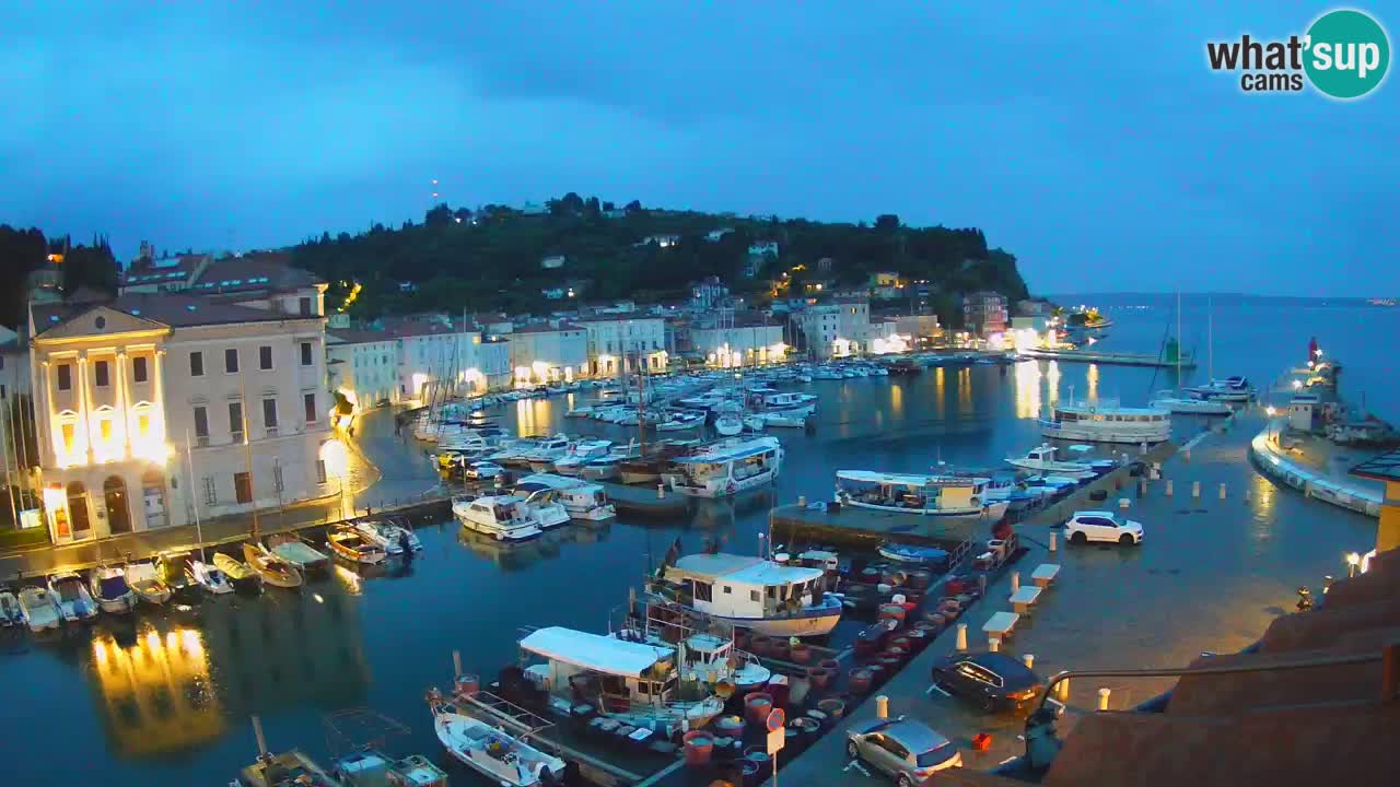Cámara web en vivo desde Piran “Mandrač” – Increíble vista en vivo desde Villa Piranesi