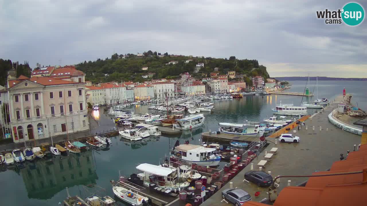 Live-Webcam aus Piran “Mandrač” – Erstaunliche Live-Ansicht von Villa Piranesi