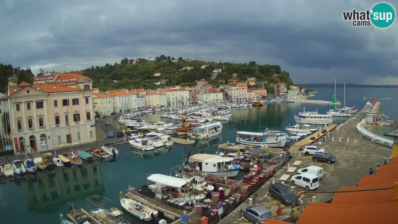 Cámara web en vivo desde Piran “Mandrač” – Increíble vista en vivo desde Villa Piranesi