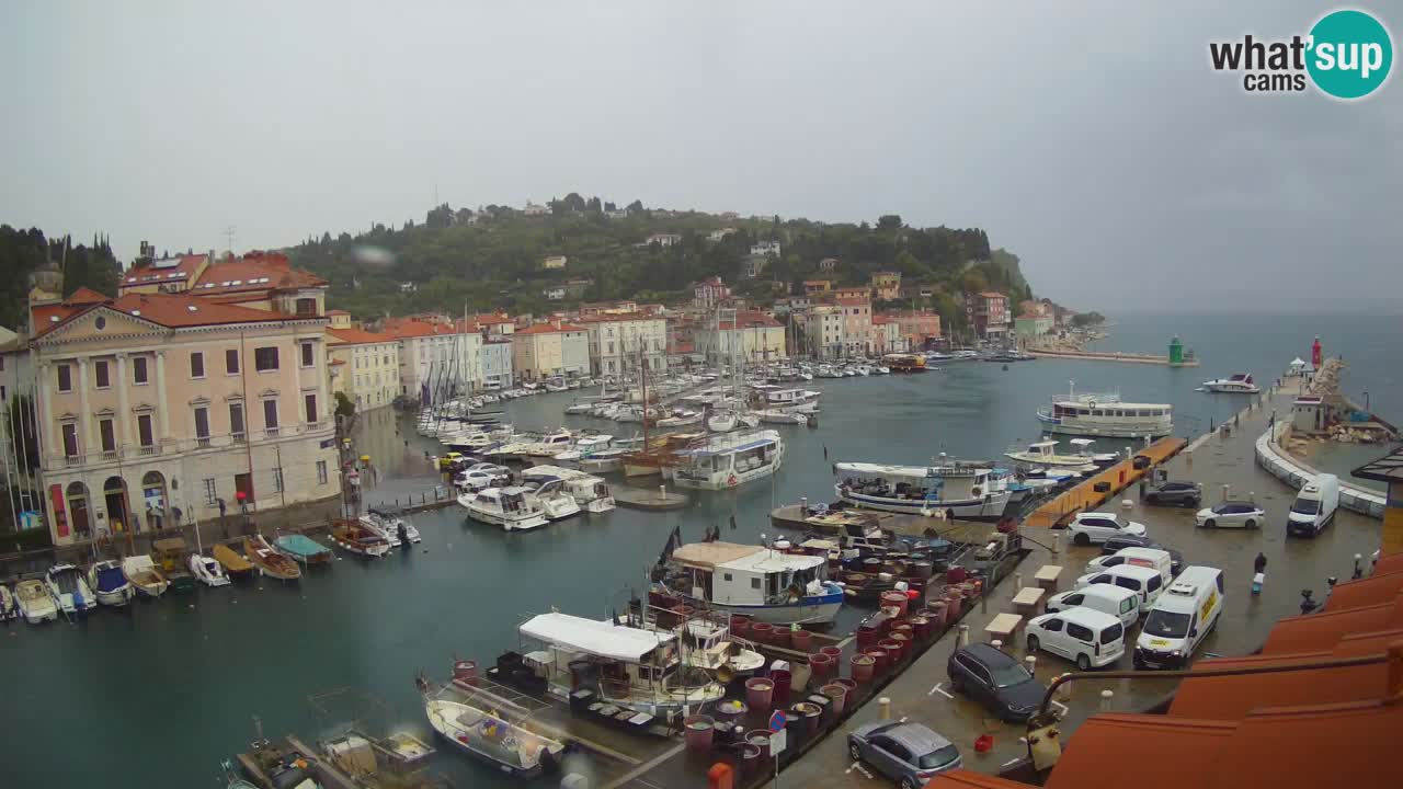 Live webcam from Piran “Mandrač” – Amazing live view from Villa Piranesi