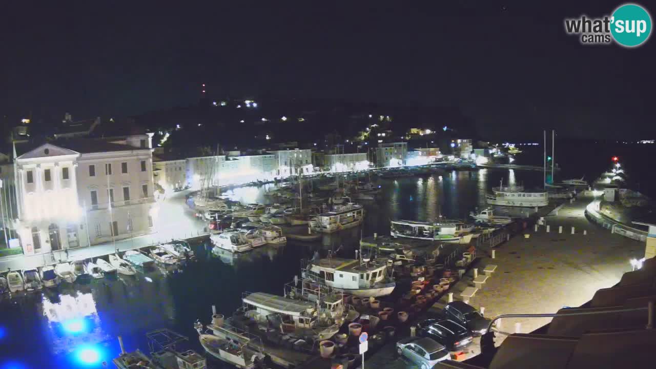 Live webcam da Pirano “Mandrač” – Splendida vista live da Villa Piranesi