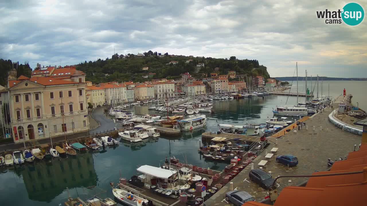 Live-Webcam aus Piran “Mandrač” – Erstaunliche Live-Ansicht von Villa Piranesi