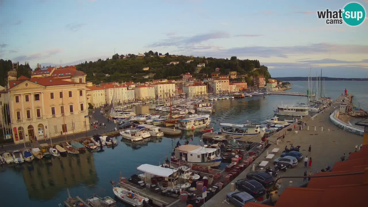 Live-Webcam aus Piran “Mandrač” – Erstaunliche Live-Ansicht von Villa Piranesi