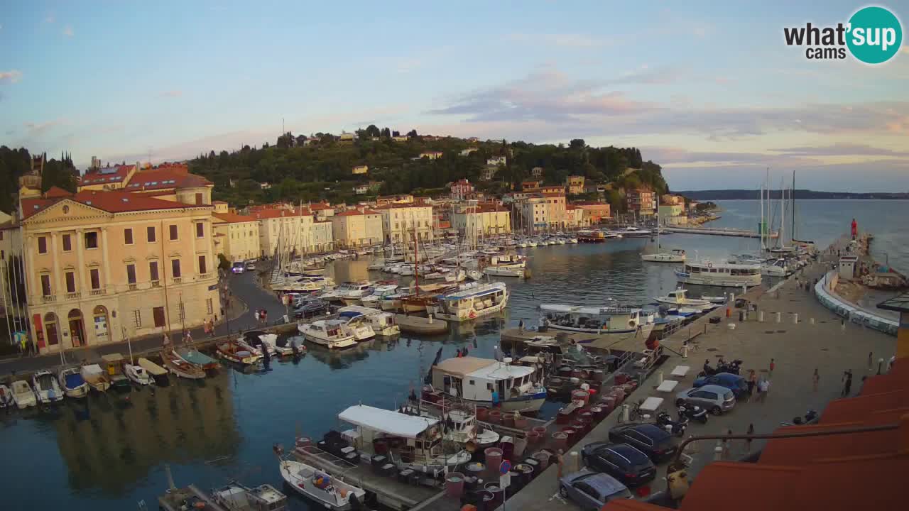 Live-Webcam aus Piran “Mandrač” – Erstaunliche Live-Ansicht von Villa Piranesi