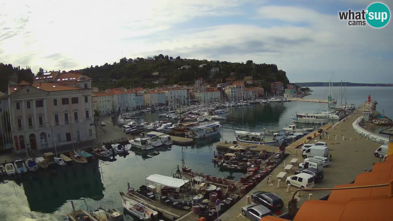 Cámara web en vivo desde Piran “Mandrač” – Increíble vista en vivo desde Villa Piranesi