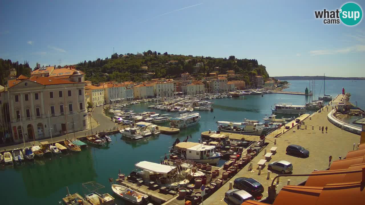 Live-Webcam aus Piran “Mandrač” – Erstaunliche Live-Ansicht von Villa Piranesi