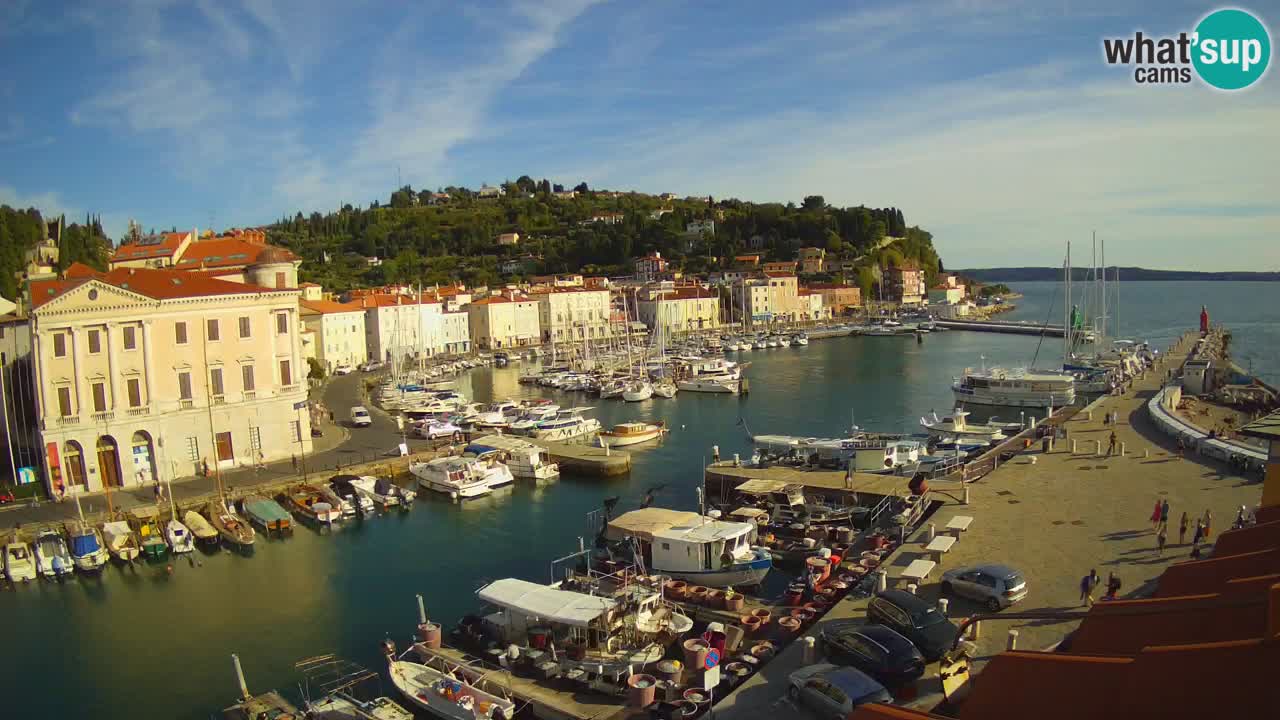 Live webcam from Piran “Mandrač” – Amazing live view from Villa Piranesi