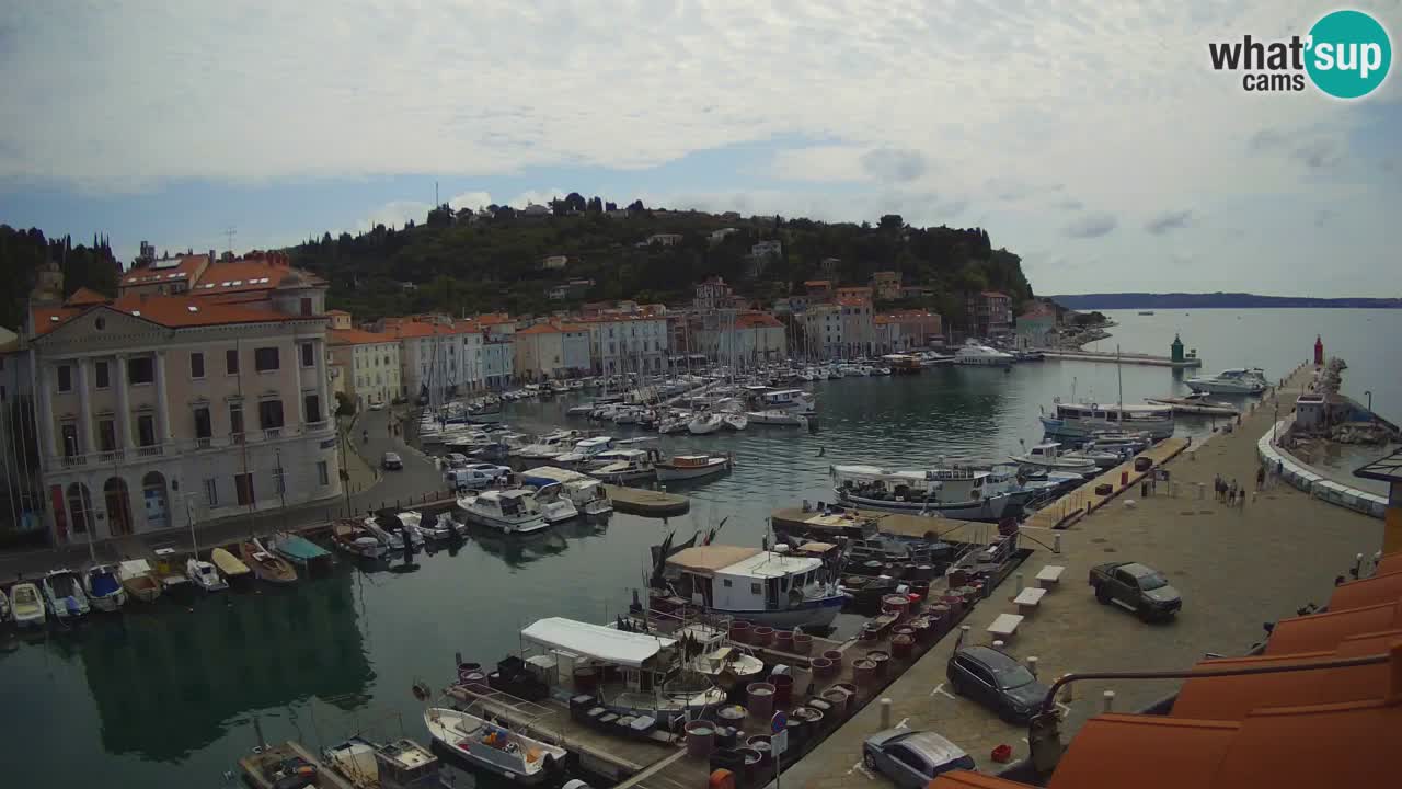 Live-Webcam aus Piran “Mandrač” – Erstaunliche Live-Ansicht von Villa Piranesi