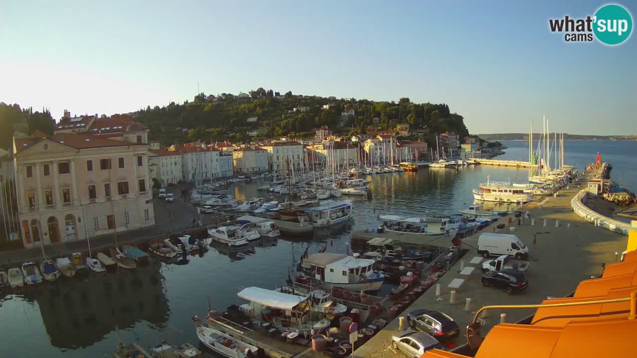 Live webcam from Piran “Mandrač” – Amazing live view from Villa Piranesi