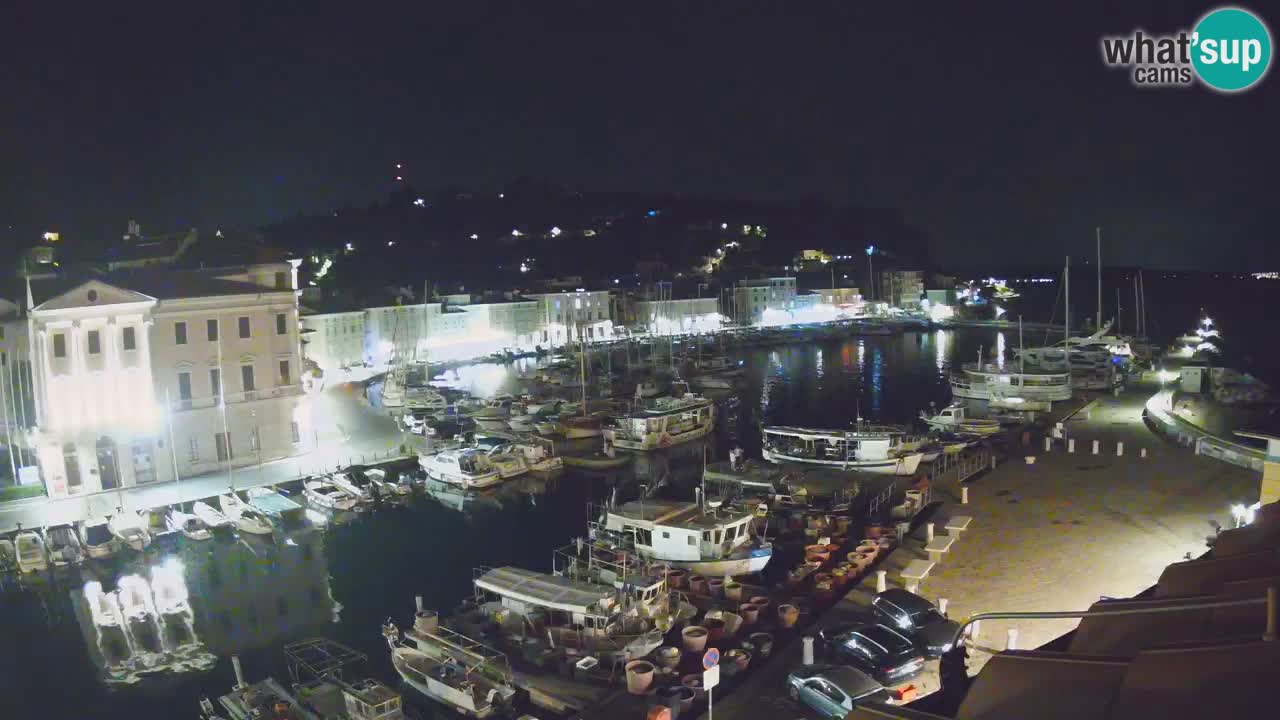 Live-Webcam aus Piran “Mandrač” – Erstaunliche Live-Ansicht von Villa Piranesi