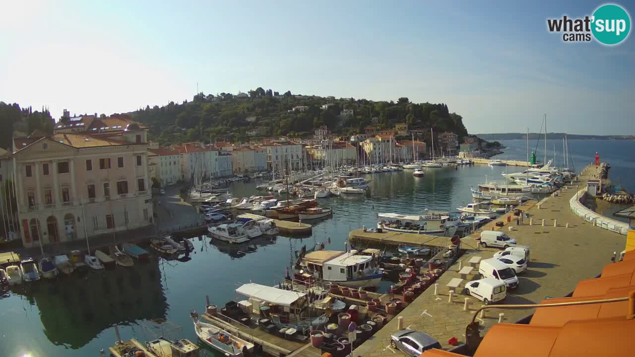 Cámara web en vivo desde Piran “Mandrač” – Increíble vista en vivo desde Villa Piranesi