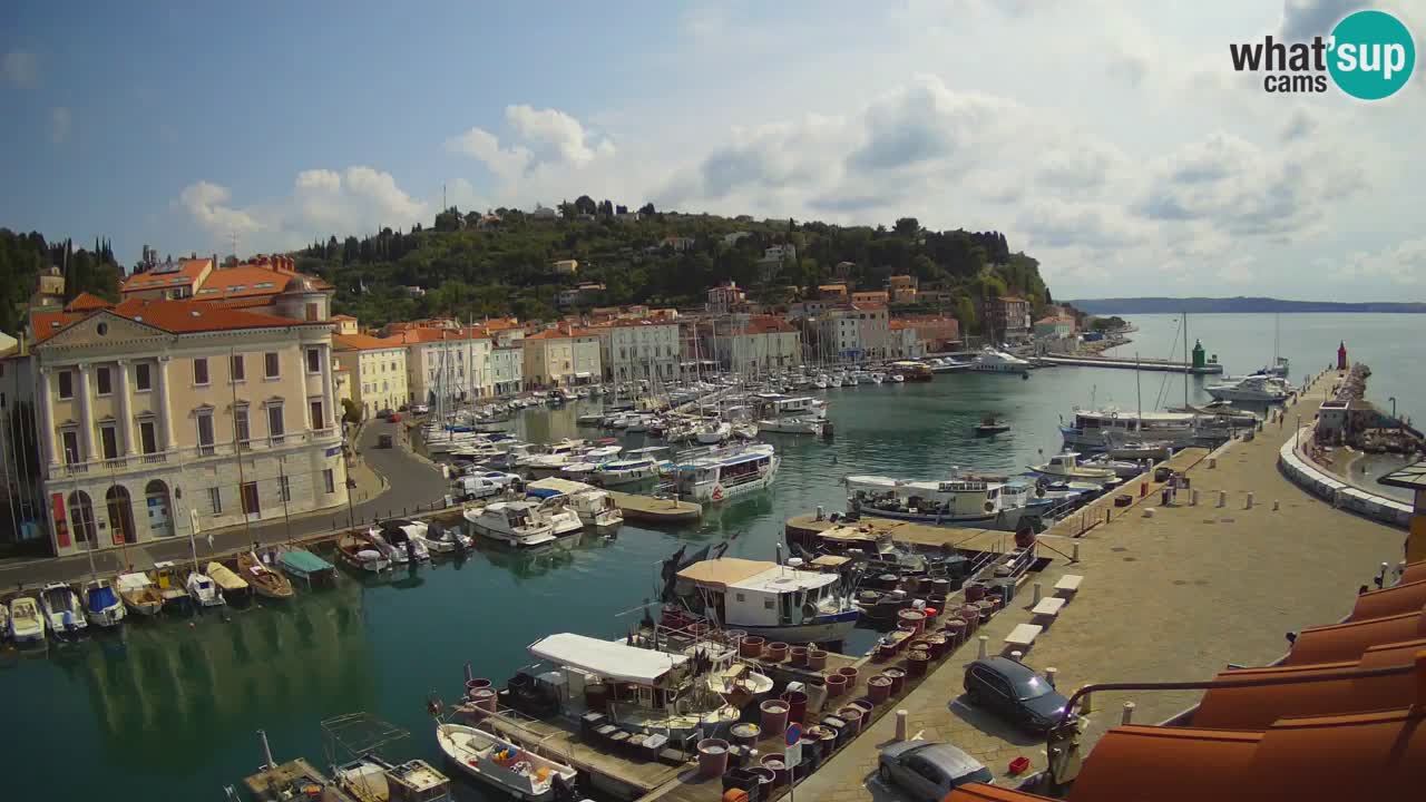 Cámara web en vivo desde Piran “Mandrač” – Increíble vista en vivo desde Villa Piranesi
