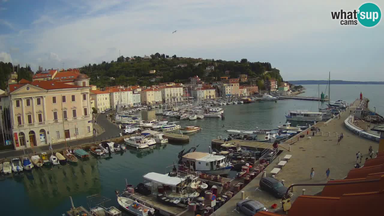 Cámara web en vivo desde Piran “Mandrač” – Increíble vista en vivo desde Villa Piranesi