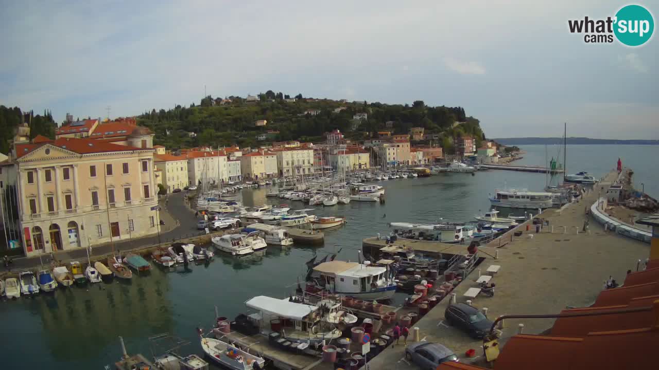Cámara web en vivo desde Piran “Mandrač” – Increíble vista en vivo desde Villa Piranesi