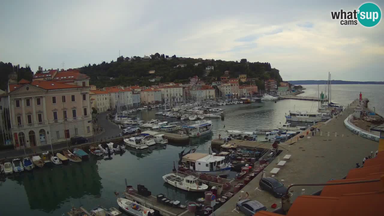 Cámara web en vivo desde Piran “Mandrač” – Increíble vista en vivo desde Villa Piranesi