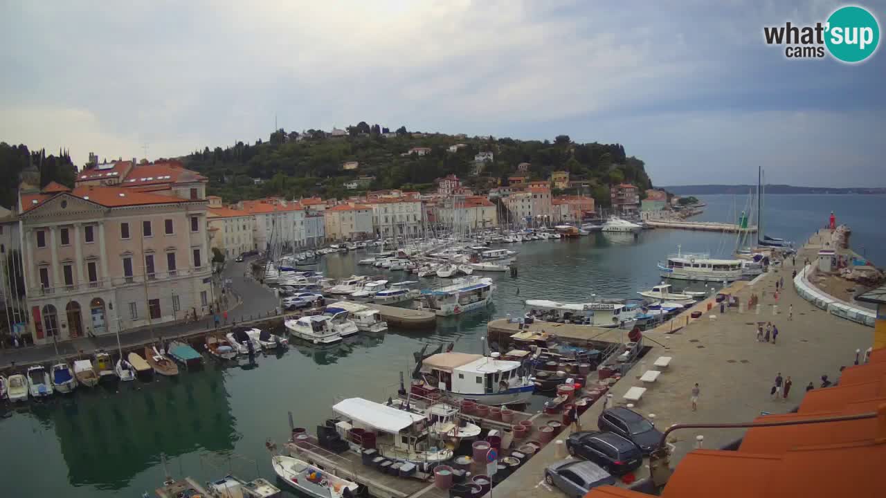 Live-Webcam aus Piran “Mandrač” – Erstaunliche Live-Ansicht von Villa Piranesi