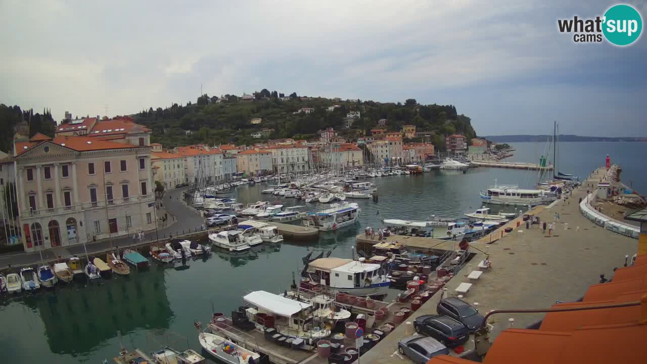 Live webcam from Piran “Mandrač” – Amazing live view from Villa Piranesi