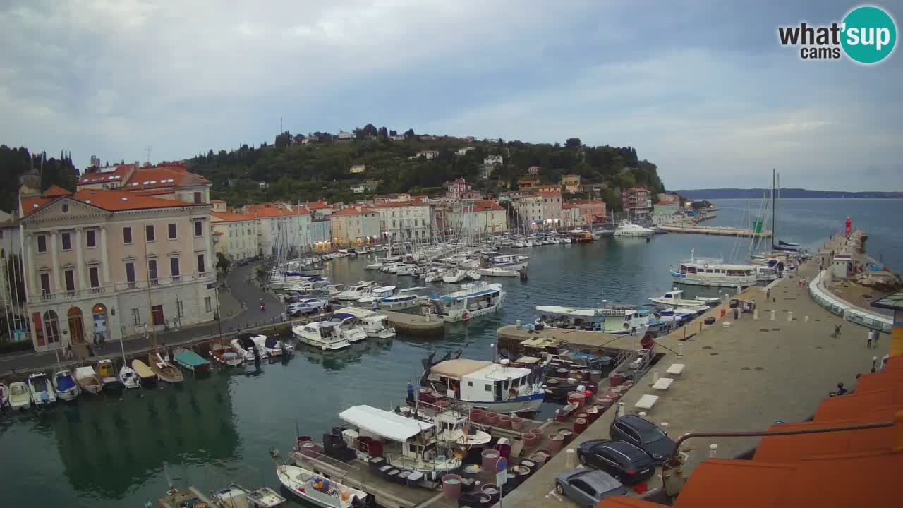 Cámara web en vivo desde Piran “Mandrač” – Increíble vista en vivo desde Villa Piranesi