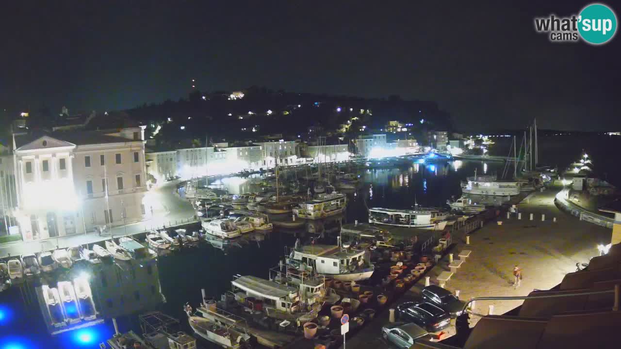 Live webcam da Pirano “Mandrač” – Splendida vista live da Villa Piranesi