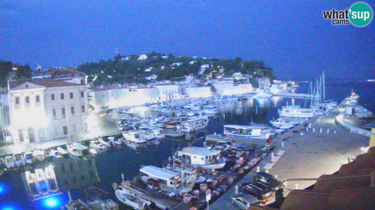 Live-Webcam aus Piran “Mandrač” – Erstaunliche Live-Ansicht von Villa Piranesi