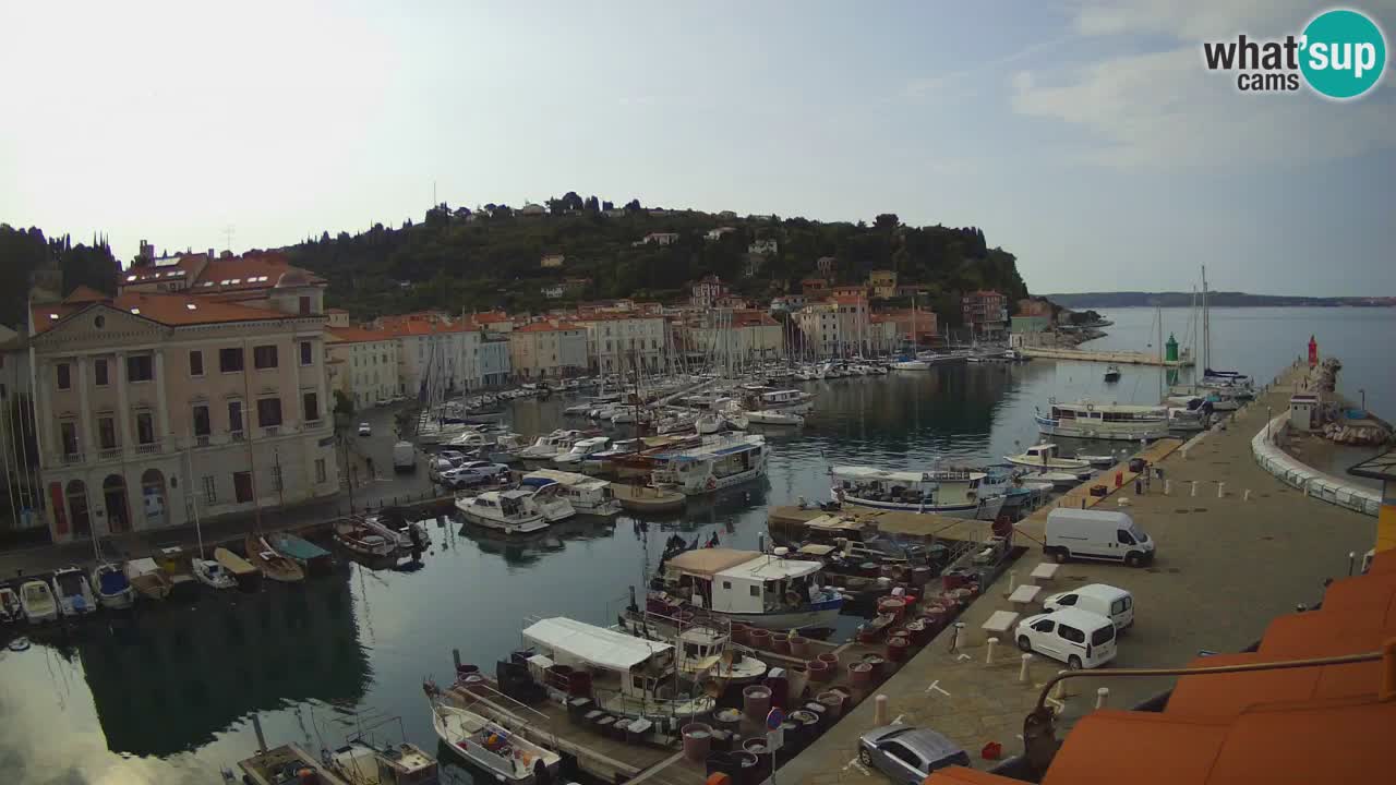 Cámara web en vivo desde Piran “Mandrač” – Increíble vista en vivo desde Villa Piranesi