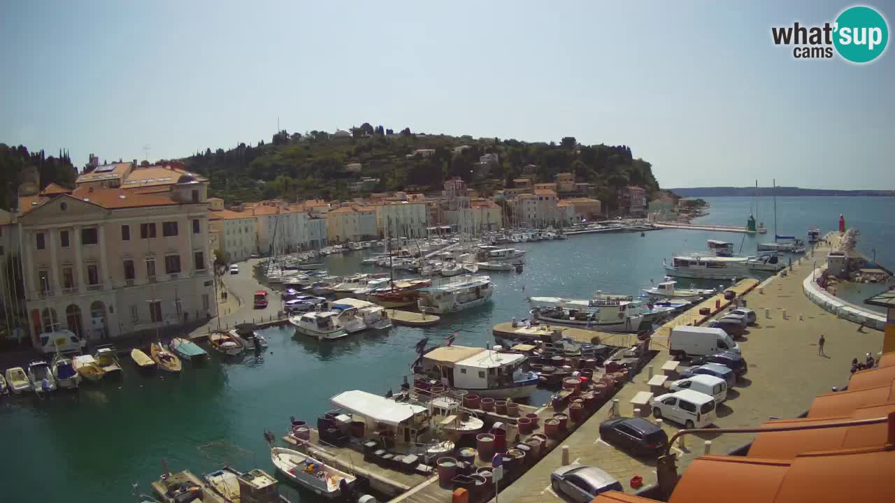 Cámara web en vivo desde Piran “Mandrač” – Increíble vista en vivo desde Villa Piranesi