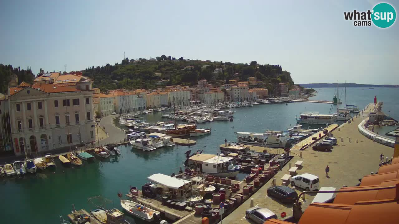 Cámara web en vivo desde Piran “Mandrač” – Increíble vista en vivo desde Villa Piranesi