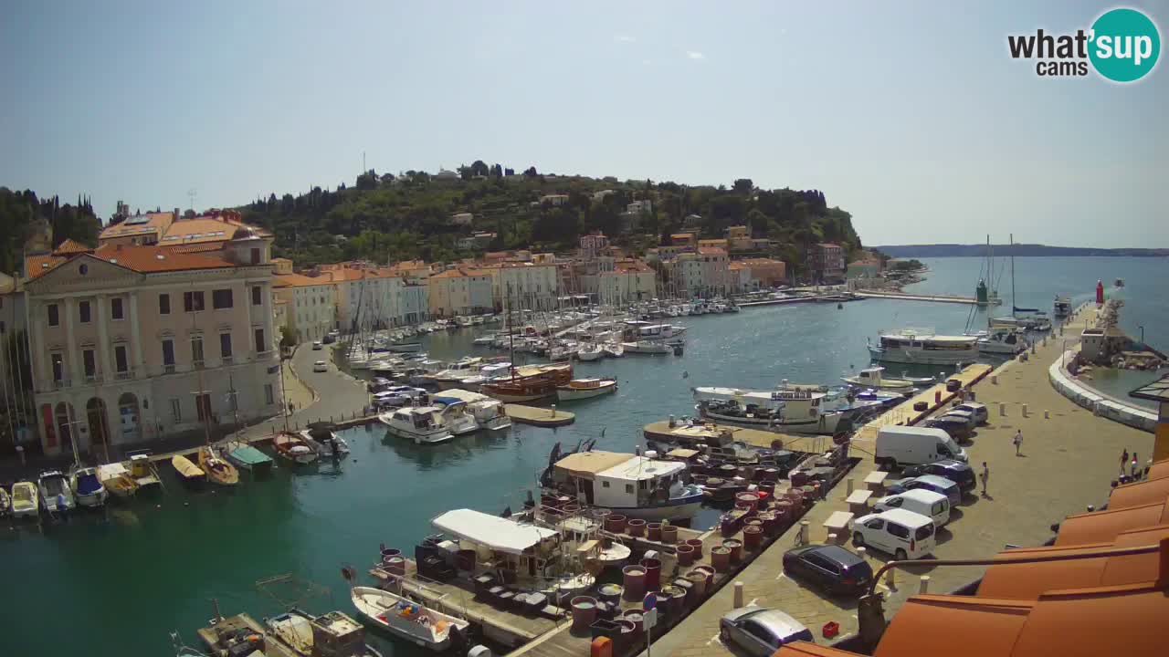Cámara web en vivo desde Piran “Mandrač” – Increíble vista en vivo desde Villa Piranesi