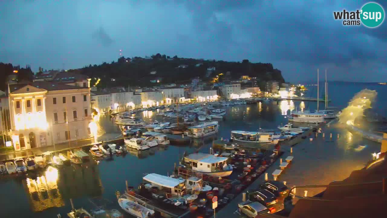 Live webcam from Piran “Mandrač” – Amazing live view from Villa Piranesi