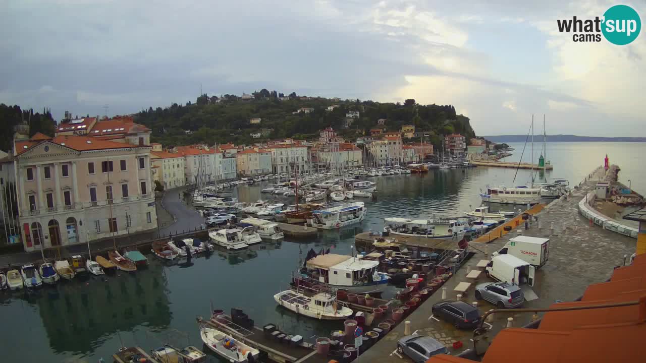 Live webcam from Piran “Mandrač” – Amazing live view from Villa Piranesi