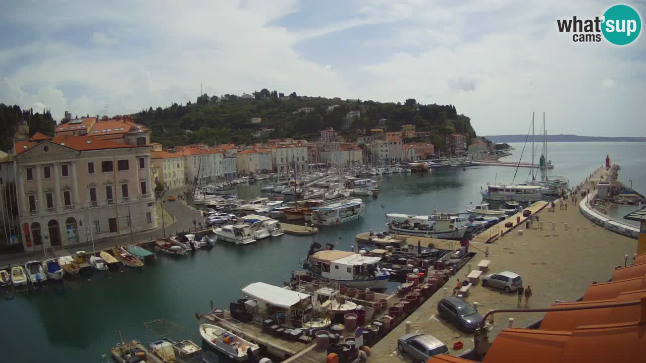 Live webcam from Piran “Mandrač” – Amazing live view from Villa Piranesi