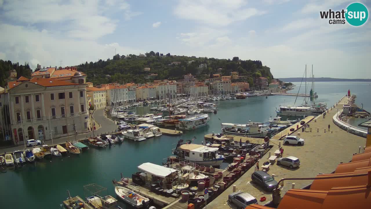 Live-Webcam aus Piran “Mandrač” – Erstaunliche Live-Ansicht von Villa Piranesi
