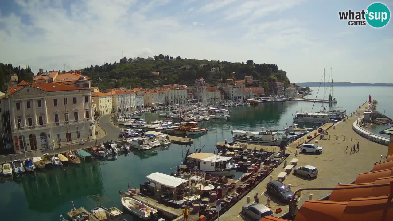 Cámara web en vivo desde Piran “Mandrač” – Increíble vista en vivo desde Villa Piranesi
