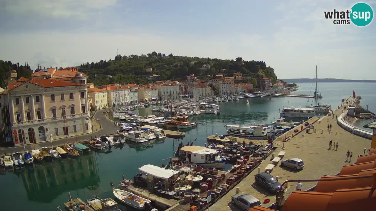 Cámara web en vivo desde Piran “Mandrač” – Increíble vista en vivo desde Villa Piranesi