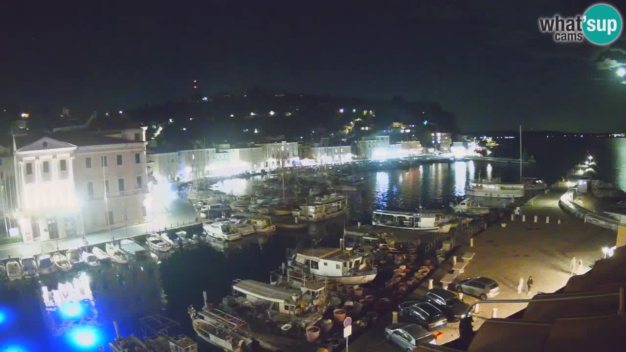 Live webcam from Piran “Mandrač” – Amazing live view from Villa Piranesi