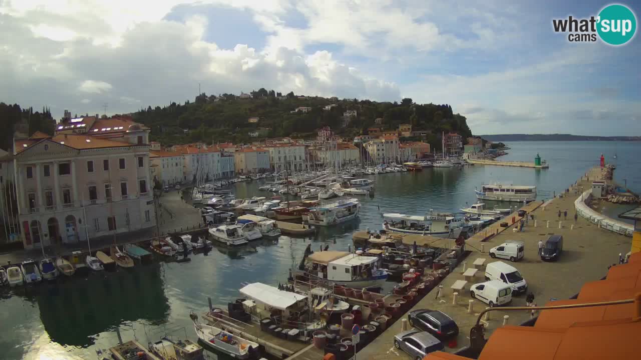 Cámara web en vivo desde Piran “Mandrač” – Increíble vista en vivo desde Villa Piranesi
