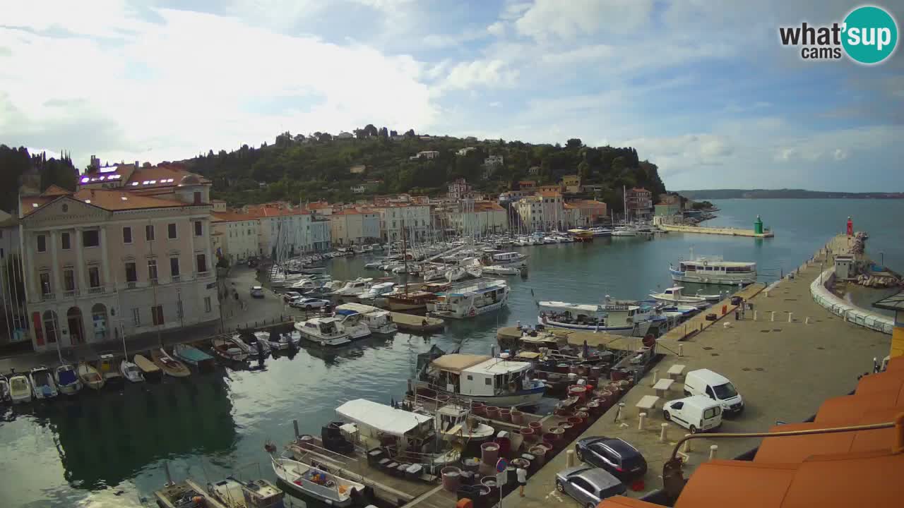 Cámara web en vivo desde Piran “Mandrač” – Increíble vista en vivo desde Villa Piranesi