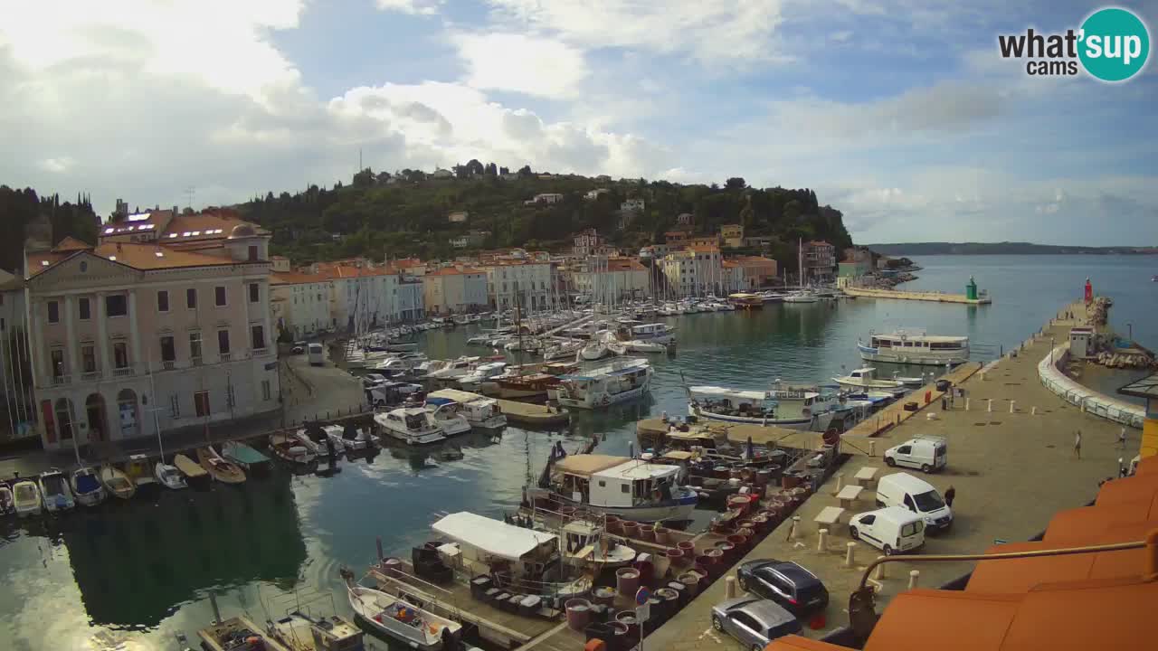 Cámara web en vivo desde Piran “Mandrač” – Increíble vista en vivo desde Villa Piranesi