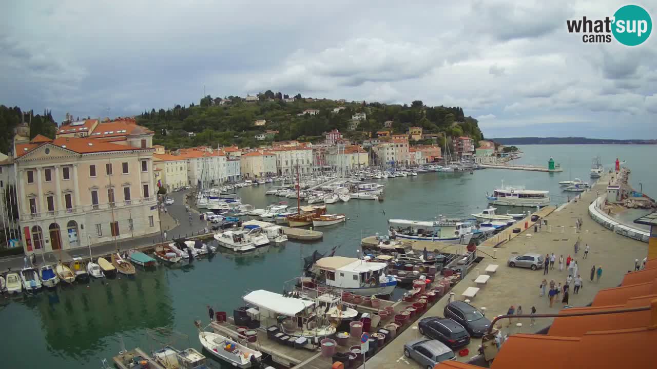 Cámara web en vivo desde Piran “Mandrač” – Increíble vista en vivo desde Villa Piranesi