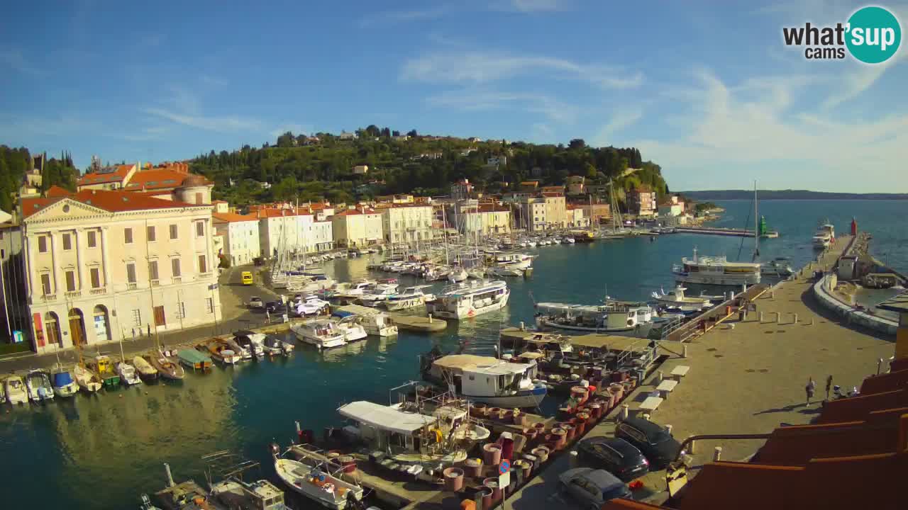 Live webcam from Piran “Mandrač” – Amazing live view from Villa Piranesi