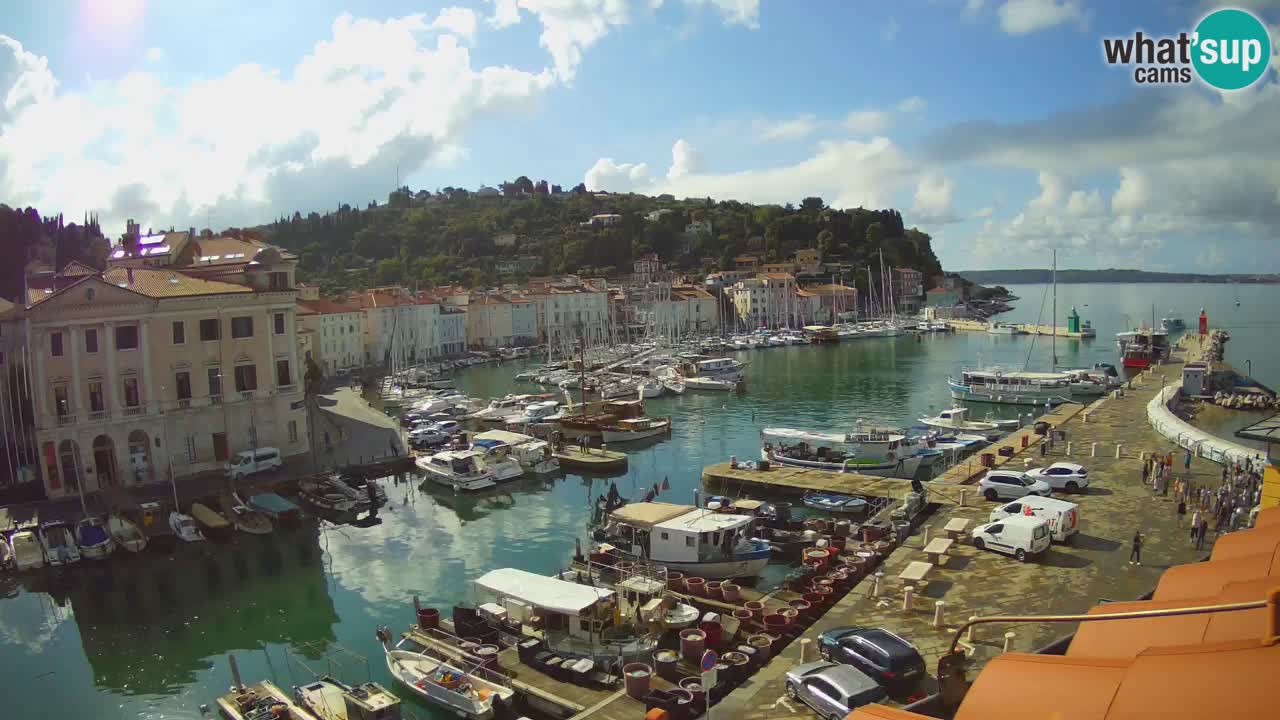 Live webcam from Piran “Mandrač” – Amazing live view from Villa Piranesi